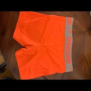 Gymshark Neon orange shorts